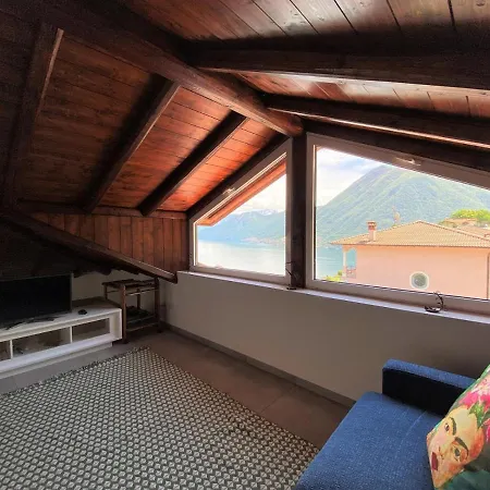 La Rondinella - Loft With Fantastic View On Lake Como דירה ארגגנו