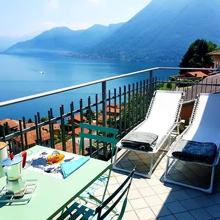 La Rondinella - Loft With Fantastic View On Lake Como דירה ארגגנו